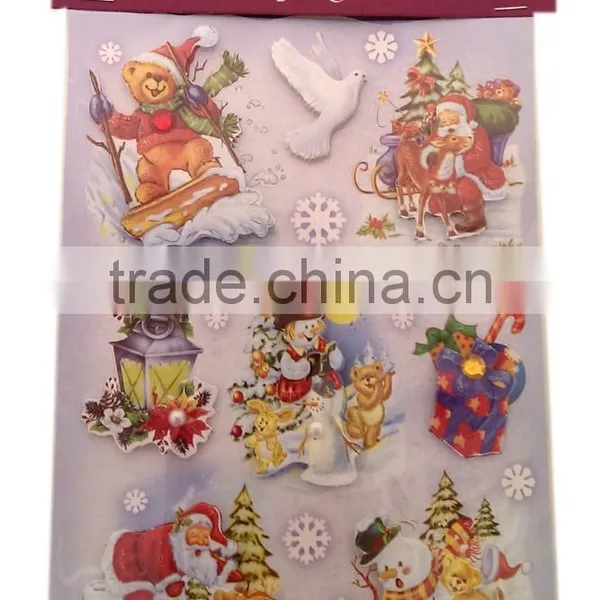 Christmas Design Sticker, Snowman Pattern Sticker, Craft Gift Sticker for Decoration, Hot Sale 3D Decoupage Stickers photo-6