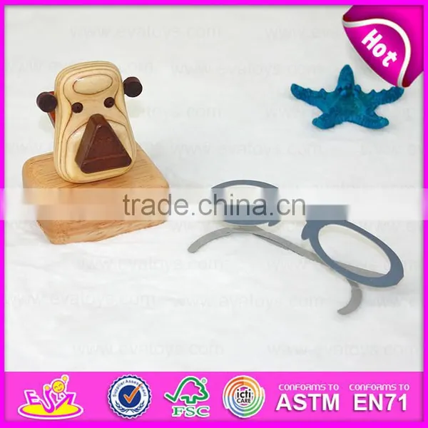 2015 Home Decoration Animal Eyeglass Holders,wooden Crafts Animal Style Eyeglass Holder,Christmas Eyeglass Holder Toy W02A091 photo-2
