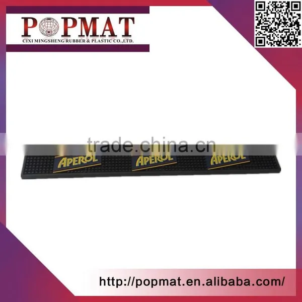High Quality Durable 3D Logo Pvc Bar Mat Rubber Bar Mat photo-4