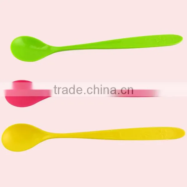 12pcs Eco-friendly Food Grade Small Kid Spoons Plastic Ice Cream Spoon photo-4