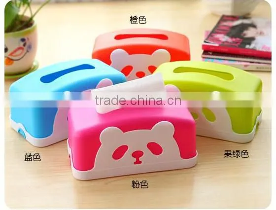 L00003 2017 Panda Style OEM Package Paper Towel Holder Kitchen, Tissue Box Cover Plastic, Wedding Tissue Box photo-5