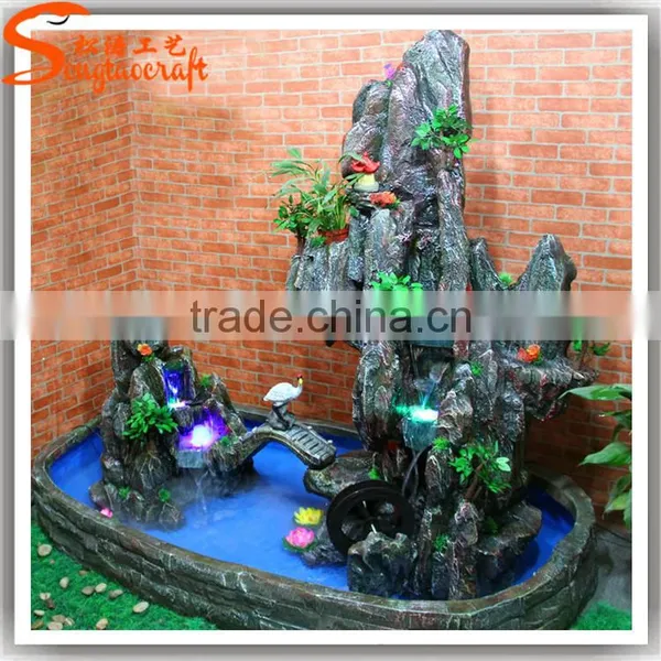 Hot Sale Artificial Fountain Indoor Artificial Waterfall Fountain Customized Artificial Fountain for Sale photo-4