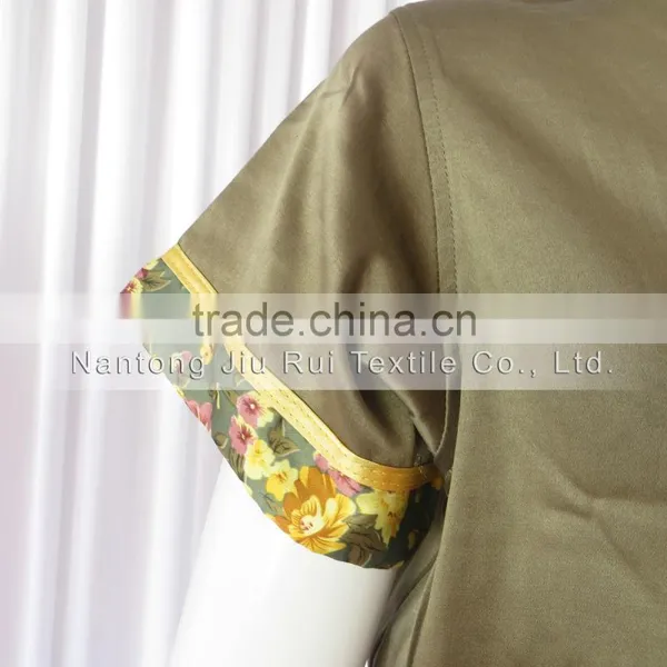 Luxury Fashion Floral V-Neck Pajamas Spa Shower Homewear 2 Piece Set Comfortable Autumn/Summer Satin Women Pajamas Set photo-4