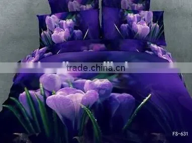 China Supplier Pretty Cartoon Printed Bed Sheet Set Pure Polyster Digital Printing Kids photo-4