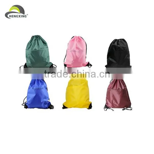 Blank Cheap Recyled Waterproof Shoes Polyester Backpack Bag photo-3