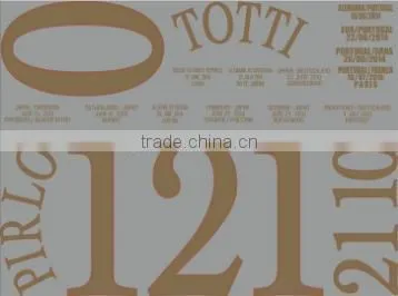 Custom Heat Transfer Sticker Plastisol Heat Transfer Iron on Jersey Number Sheet photo-2