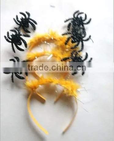 Fashion Spider Feather Plastic Hair Clips Cheap Handmade Feather Hair Jewelry for 2016 Promotion Party Favor Products photo-2