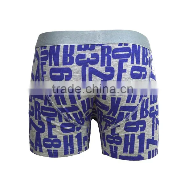 Newest Digital Print Men's Underwear Boxer New Design Men Basic Underwear photo-3