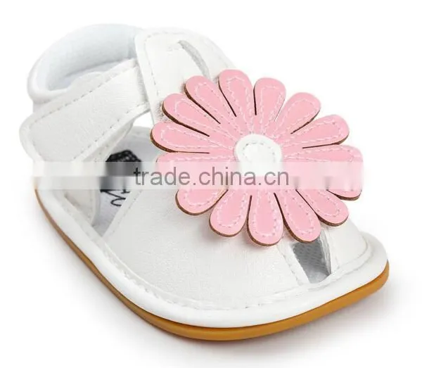 Sunflower Baby Summer Sandals, Baby Leather Sandals photo-6