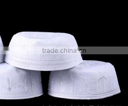 Halal Riding Hood Muslim Hand Knit Hooded Hui Men's Computer Embroidered Hat Arab Hat photo-4