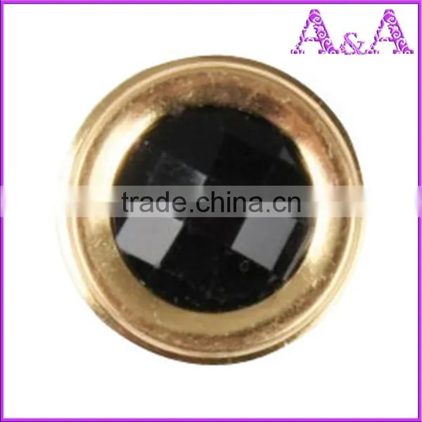 Classic Pretty Jeans Button With Black Stone photo-3