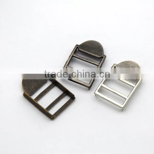 15mm Metal Alloy Adjustable Buckle Bag Backpack Luggage Slide Buckle Nickle/black/bronze BK-080 photo-2