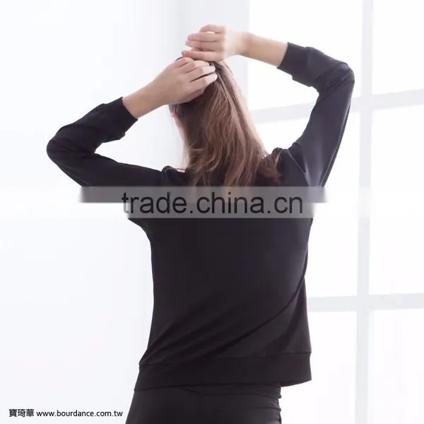 Women Wear Fleece Pattern Collar Long T-shirt photo-2