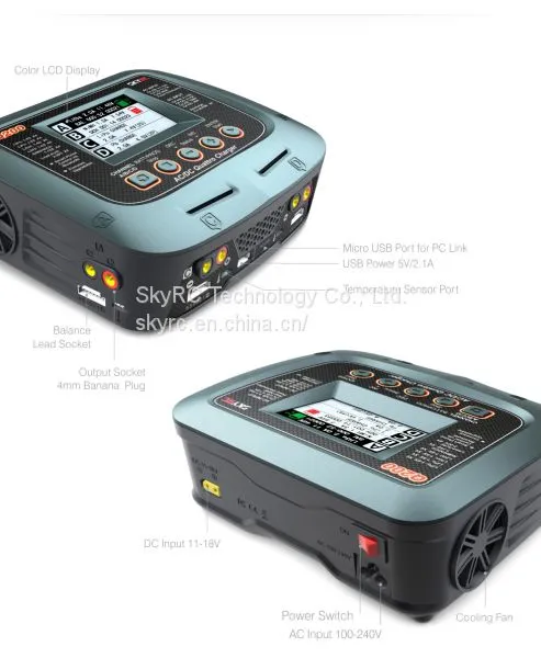 SkyRC Quattro Q200 AC/DC Battery Balance Charger photo-3