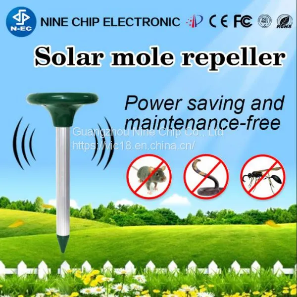 Solar Mole Repeller Solar Snake Repeller Mice Pest Repeller photo-2