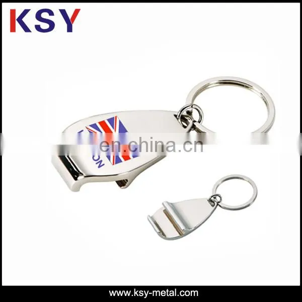 Hop Sell Custom Metal Bottle Opener Keychain With Engrave Logo photo-3