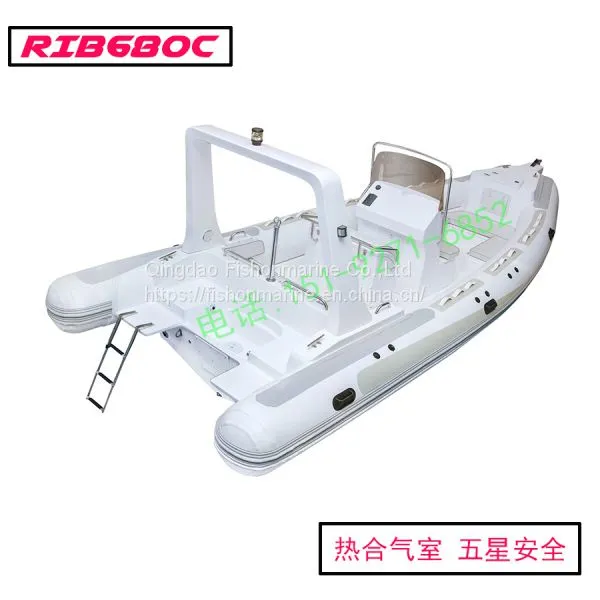RIB680 1.2mm PVC Thermowelded Tube Rigid Inflatable Boat