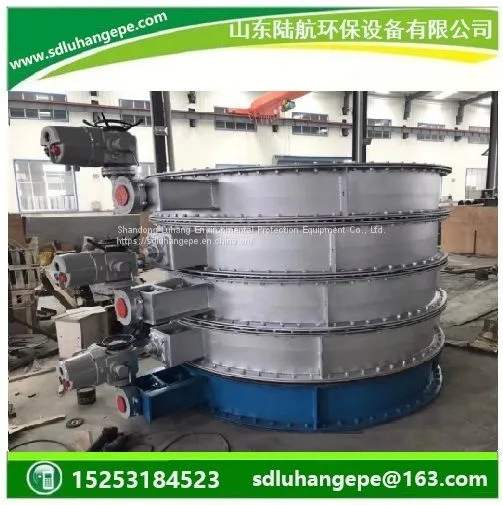Square Air Blast Louver Damper Valve