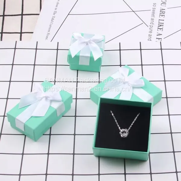 Jewelry Gift Paper Lid With Base Cardboard Packaging Box photo-4