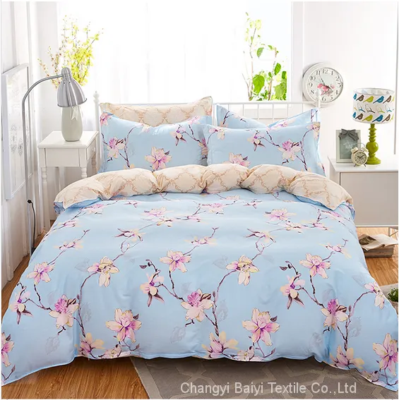 Wide Width 100 Polyester Microfiber Brushed Upholstery Fabric for Bedspread Fabric and Bedsheet Fabric photo-2