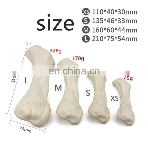 2020 Wholesale Straw Material Eco-friendly Pet Productions Simulated Bone Shaped Dog Chewing Bone photo-5