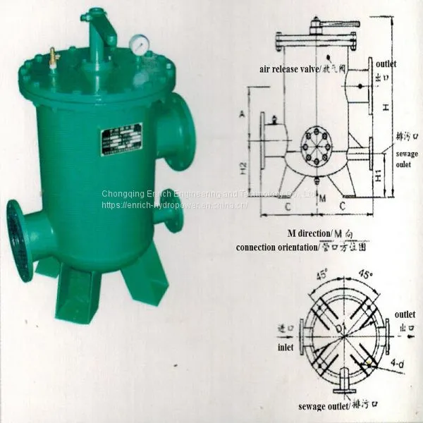 SDL Manual Drive Rotary Industrial Water Purifier Filter Strainer Purification Filtration Treatment Purifying Machine System Internal Stainless Steel Screen Rotary Cleaning Filter Liquid Filtration System for Filtering Impurity for Hydropower Hydroelectri photo-2