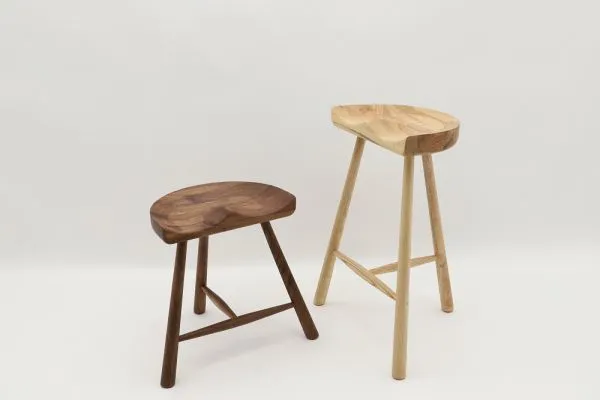 Mid Century Furniture Werner Design Shoemaker Bar Chair Arhaus Wooden Bar Stool With Back Solid Wood Bar Stool Bar Stool Office Chair photo-4