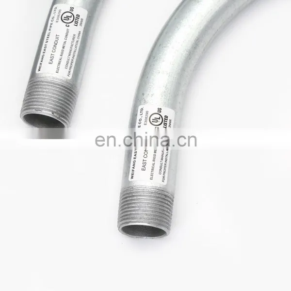 Lower Life-cycle Cost Normal Trade Size 30 Degree Rigid Conduit Elbows Welded Tubing Pipe Bends With UL Listed photo-2