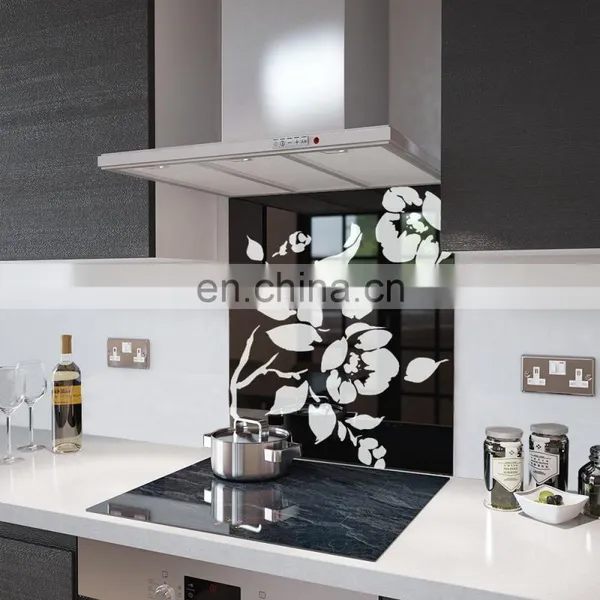 6mm Tempered Kitchen Glass Splash Back With Silk Screen Printing photo-5