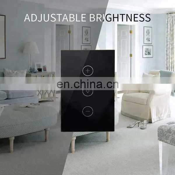 New Design US Wireless Glass Wifi Dimmer Switch photo-6