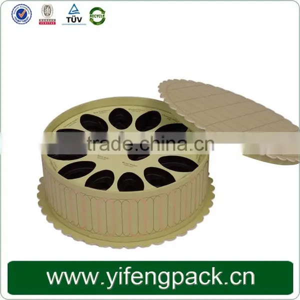 2015 New Design Customized Luxury Large Round Cardboard Gift Boxes Wholesale photo-5