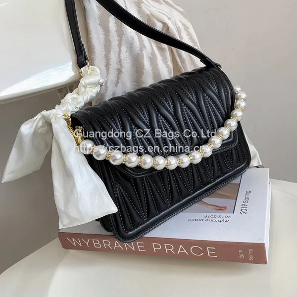 Mini Fragrant Wind Pleated Armpit Bag Women's Bag 2021 New Ringbone Chain Bag Fashion One Shoulder Hand-held Crossbody Bag photo-4