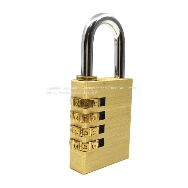 Brass Padlock Combination Locks Manufacturer Candado 3 Digits Zinc Alloy Combination Padlock photo-2