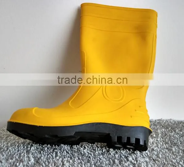 Alkali-Resistant PVC Knee High Safety Boots photo-3