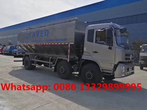 Dongfeng Tianjin 6*2 LHD 10 Wheels 30cbm Bulk Feed Transported Truck for Sale photo-2