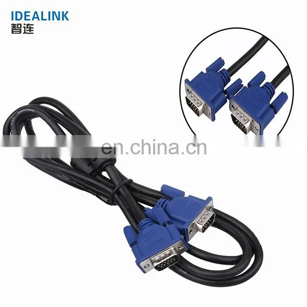 Guangzhou Supplier Custom Vga Cable 3+4 Blue 15 20 50 Meters Male to Male Vga Cable for PC Laptop TV Projector photo-3