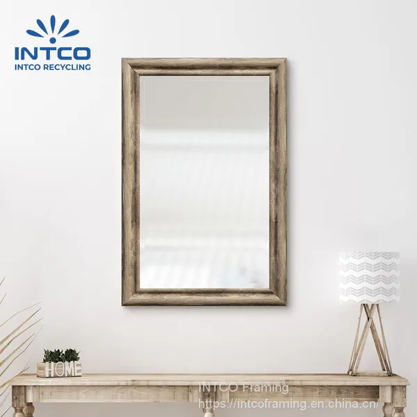 Rustic Farmhouse Distressed Wall Mirror photo-4