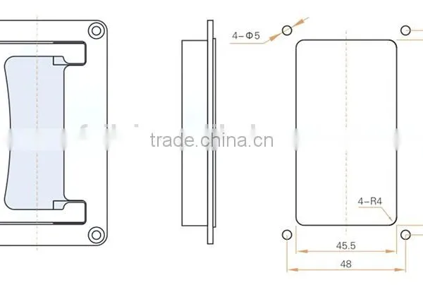2015 FEILEI LS02-3 Zine Diecast Nice Design Folding Door Handle photo-5
