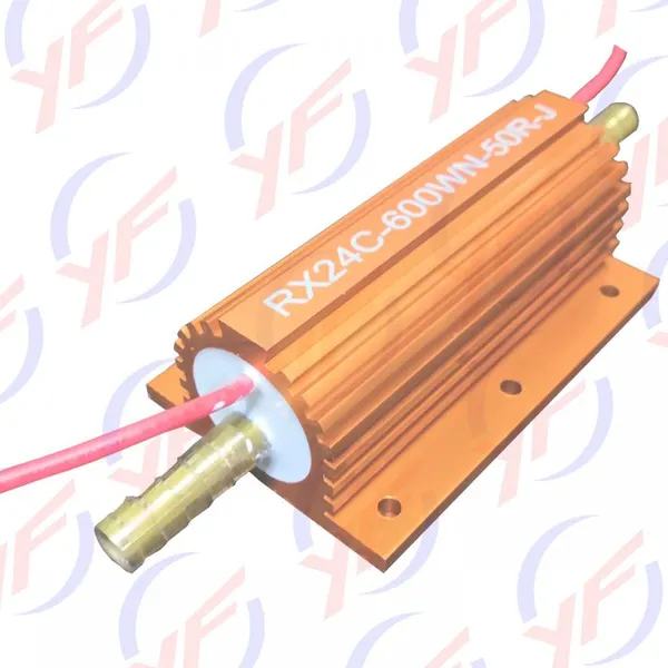 Water Cooling Type 500W Golden Aluminum Housed Fixed Power Resistor photo-2