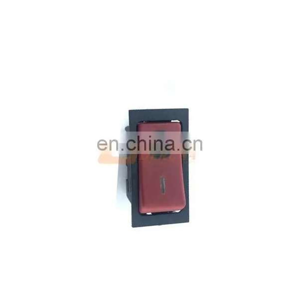 WEICHAI Engine Shacman F2000 L3000 M3000 F3000 X3000 X6000 Truck Spare Parts 81.25505.6291 Emergency Alarm Rocker Switch photo-2