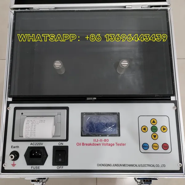 80KV & 100KV Transformer Oil Breakdown Voltage/ Dielectric Strength/ BDV Tester