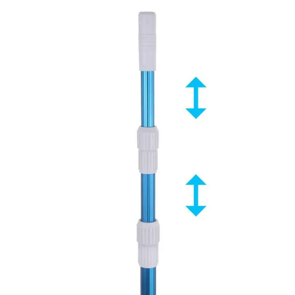 Professional Telescopic Pole Stainless Steel Pool Cleaning Equipment Aluminum Telescopic Pole for Wholesale photo-5