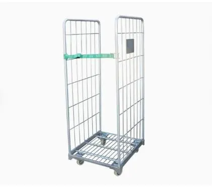 Warehouse Logistics Sorting Carbinet Trolley Metal Roll Container photo-2