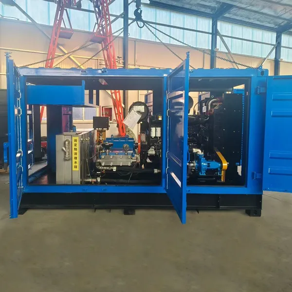 22000psi 40-110Lpm ультравысокого давления водяной струйный поршневой насос для очистки промышленных труб