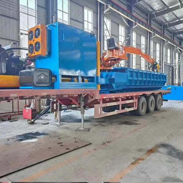 Portable Hydraulic Mobile Machine Car Scrap Metal Baler Bale Compactor