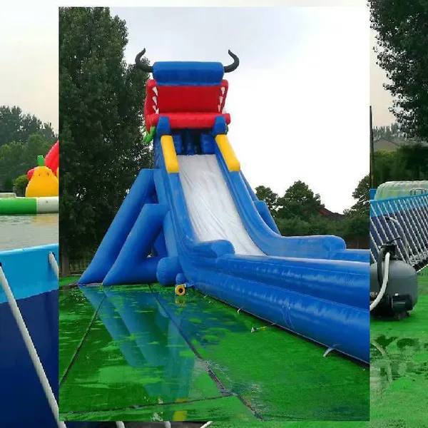 Second-hand Wolong Water Park Equipment, Planned Area 8000 Square Meters, Including 9 Projects, for Package Deal photo-3
