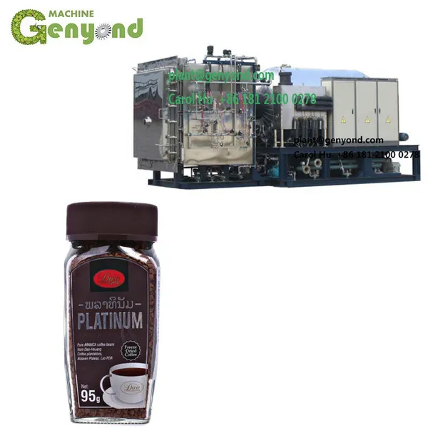 Vacuum Freeze Dried Drying Dryer Machine Food Fruit Honey Powder Instant Coffee Durian Strawberry Flowers Roses photo-2