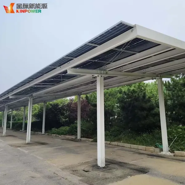 OEM Custom Solar Carport Steel Structure Manufacturer for Global Projects photo-2