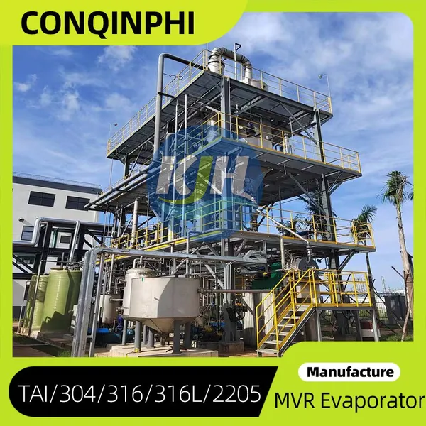 Double-Effect Falling Film Evaporators 220V 50Hz 3-Phase Power Automatic Temperature Control 7.5kW photo-2