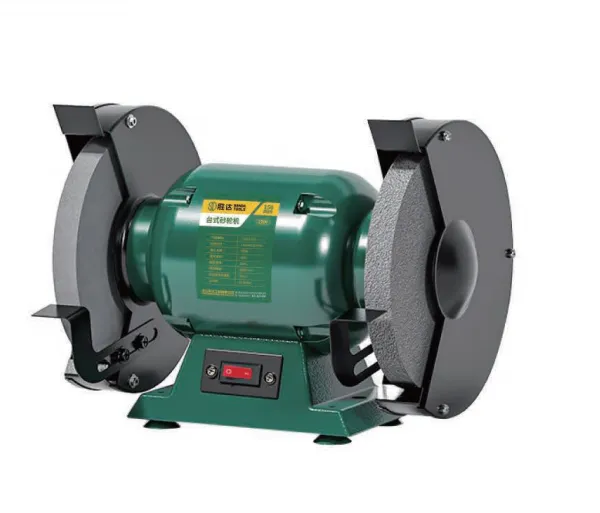 Bench Grinder Machine, Pure Copper Motor Double Wheel Metal Sharpening Polishing Grinder for Workshop Hardware Tool Processing